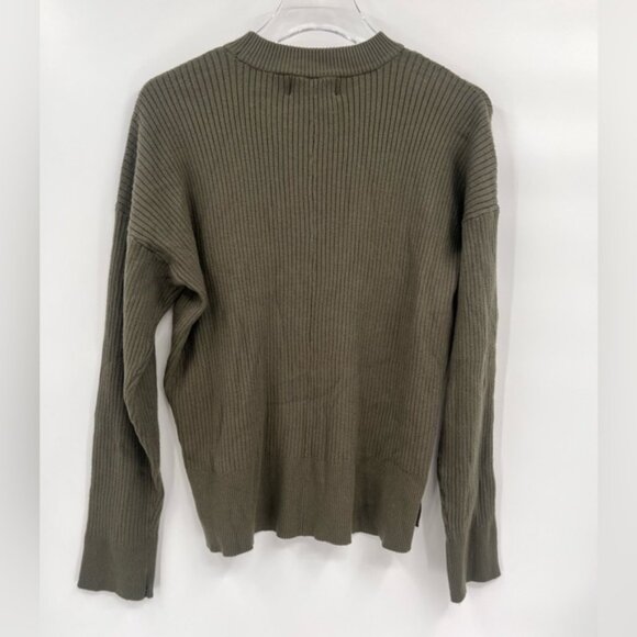 BEACH RIOT‎ GREEN Callie Oversize Crewneck Sweater size small NWT - Picture 4 of 8